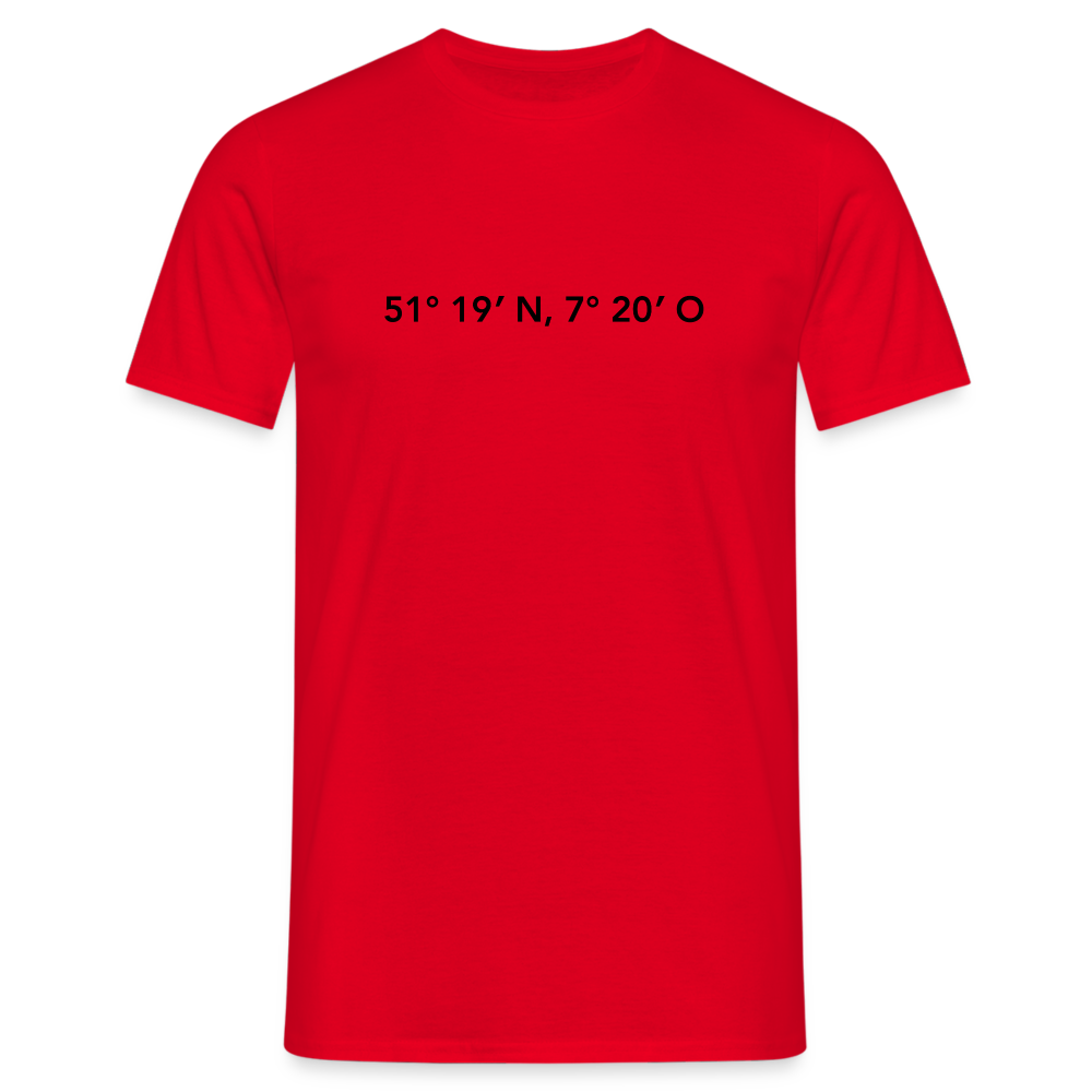 T-Shirt Gevelsberg "GPS" - red