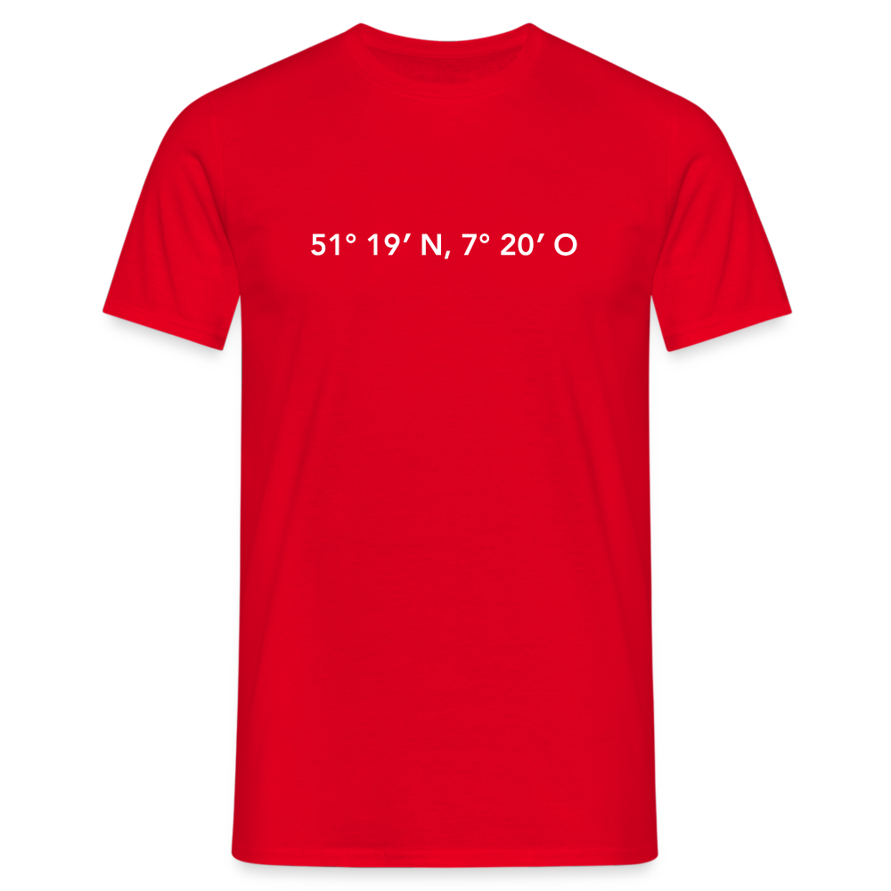 T-Shirt Gevelsberg "GPS" Bright Edition - red