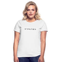 T-Shirt Ladies Gevelsberg "GPS" - white