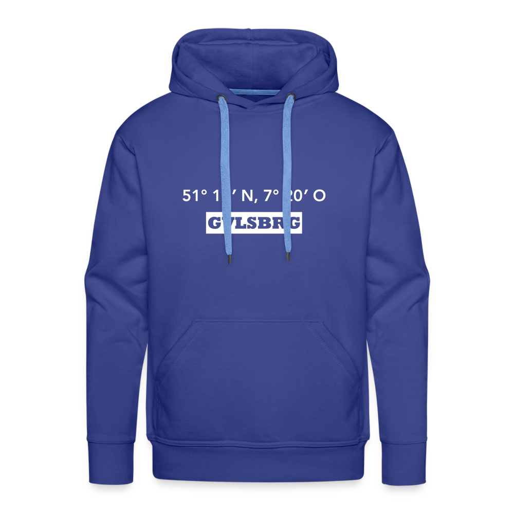 Hoodie Gevelsberg "GVLSBRG GPS" Bright Edition - royal blue