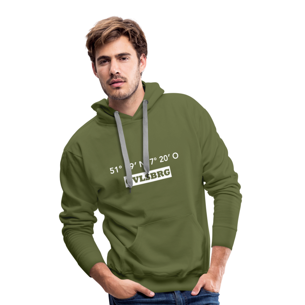 Hoodie Gevelsberg "GVLSBRG GPS" Bright Edition - olive green