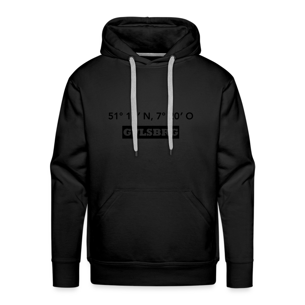 Hoodie Gevelsberg "GVLSBRG GPS" Dark Edition - black