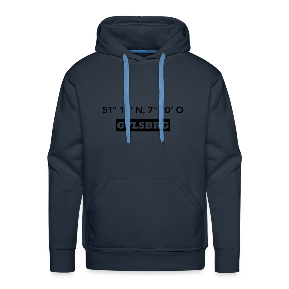 Hoodie Gevelsberg "GVLSBRG GPS" Dark Edition - navy