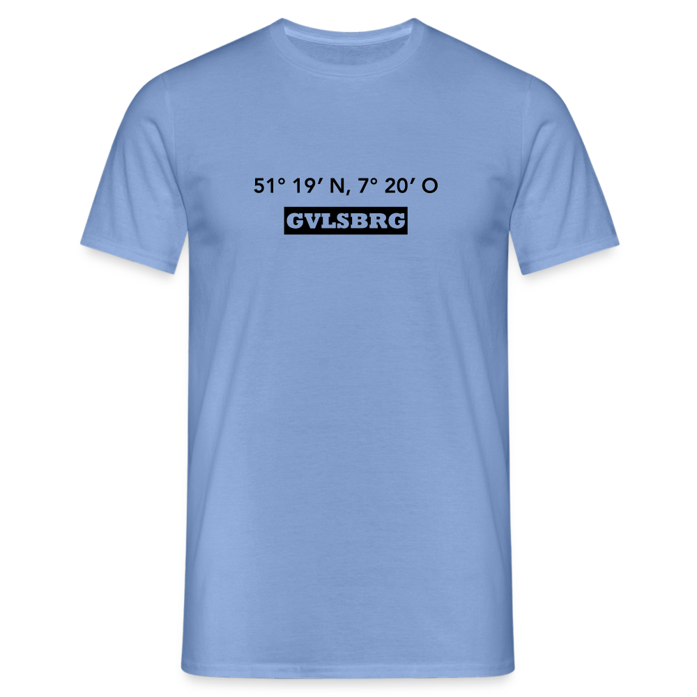 T-Shirt Gevelsberg "GVLSBRG GPS" - carolina blue