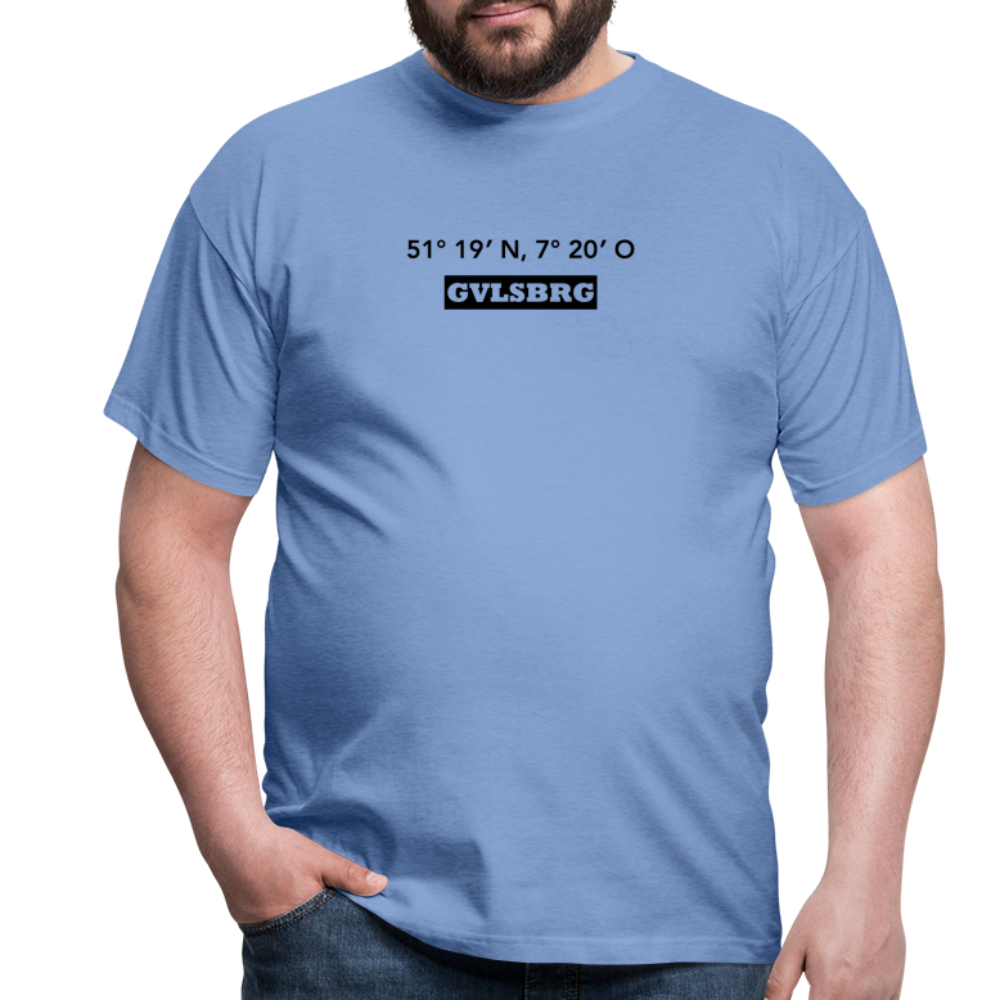 T-Shirt Gevelsberg "GVLSBRG GPS" - carolina blue