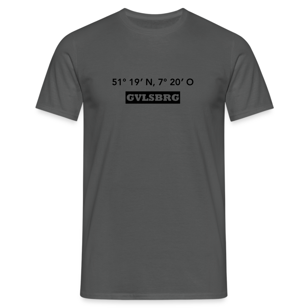 T-Shirt Gevelsberg "GVLSBRG GPS" - charcoal grey