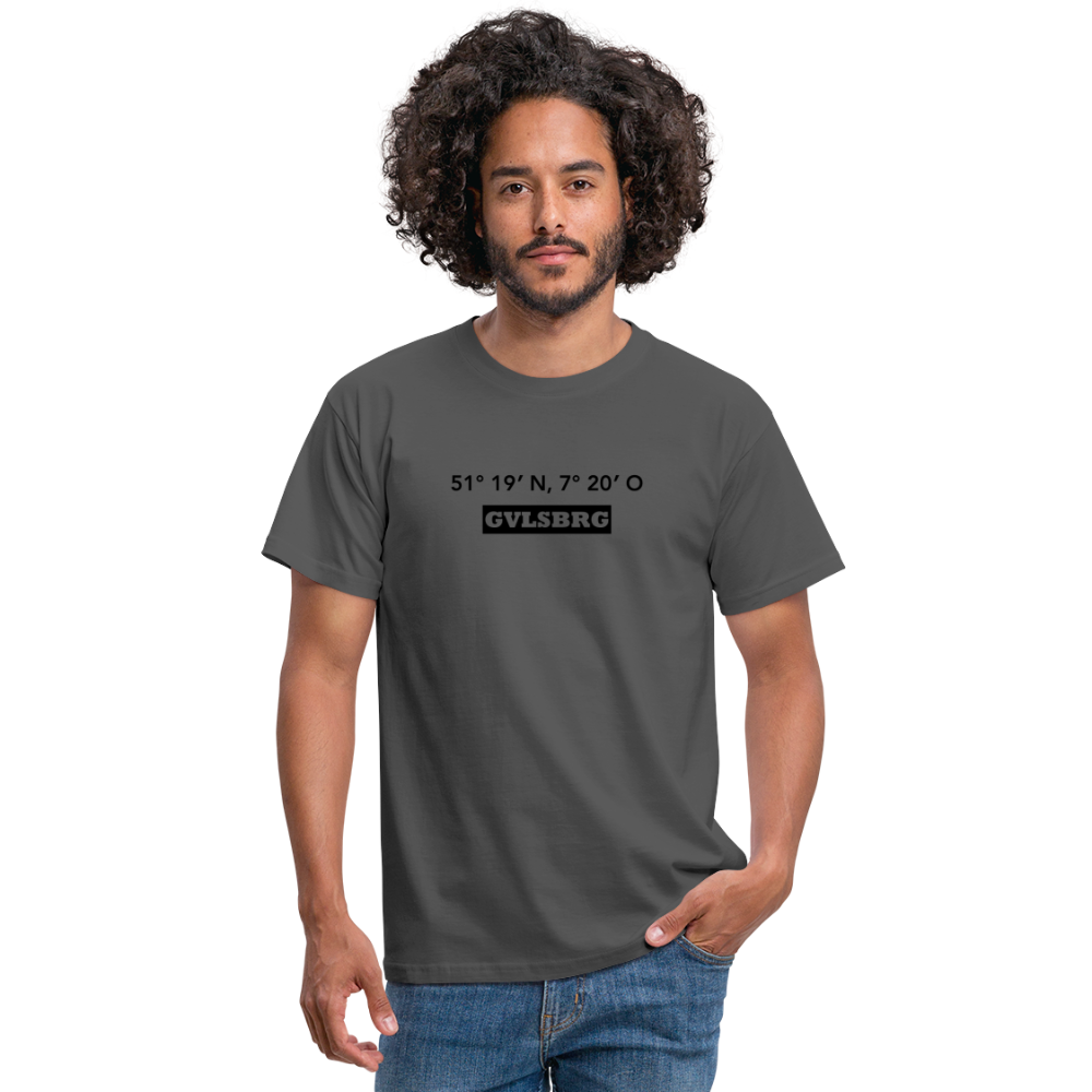 T-Shirt Gevelsberg "GVLSBRG GPS" - charcoal grey