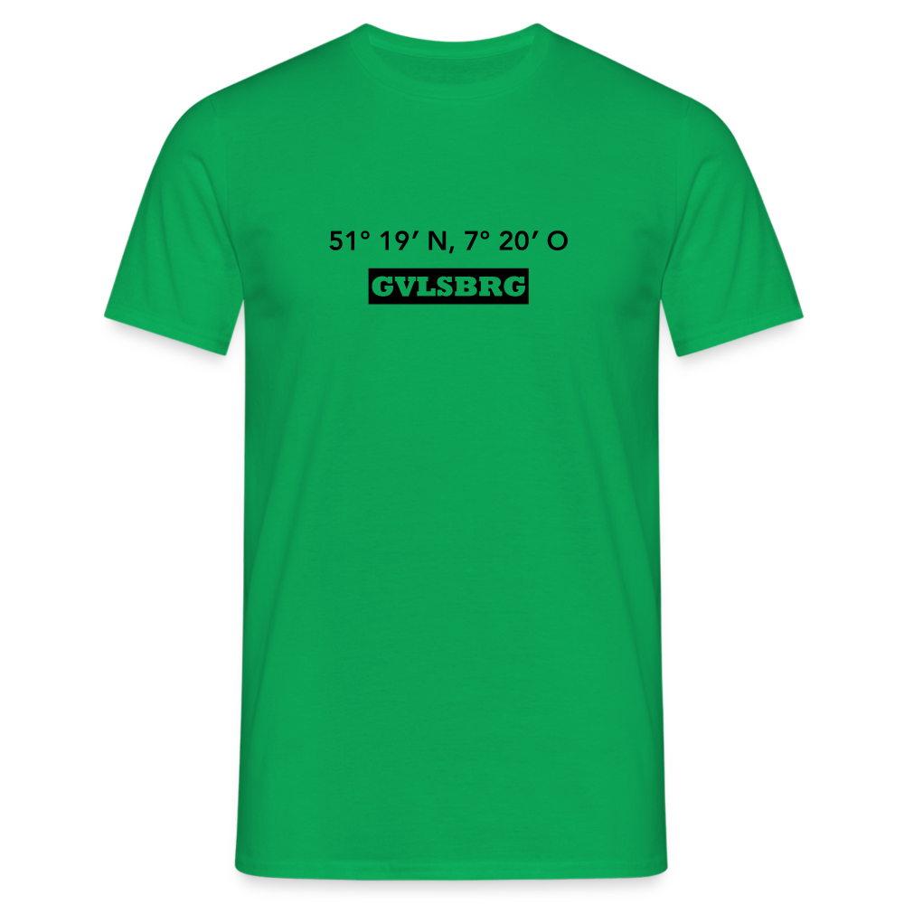 T-Shirt Gevelsberg "GVLSBRG GPS" - kelly green