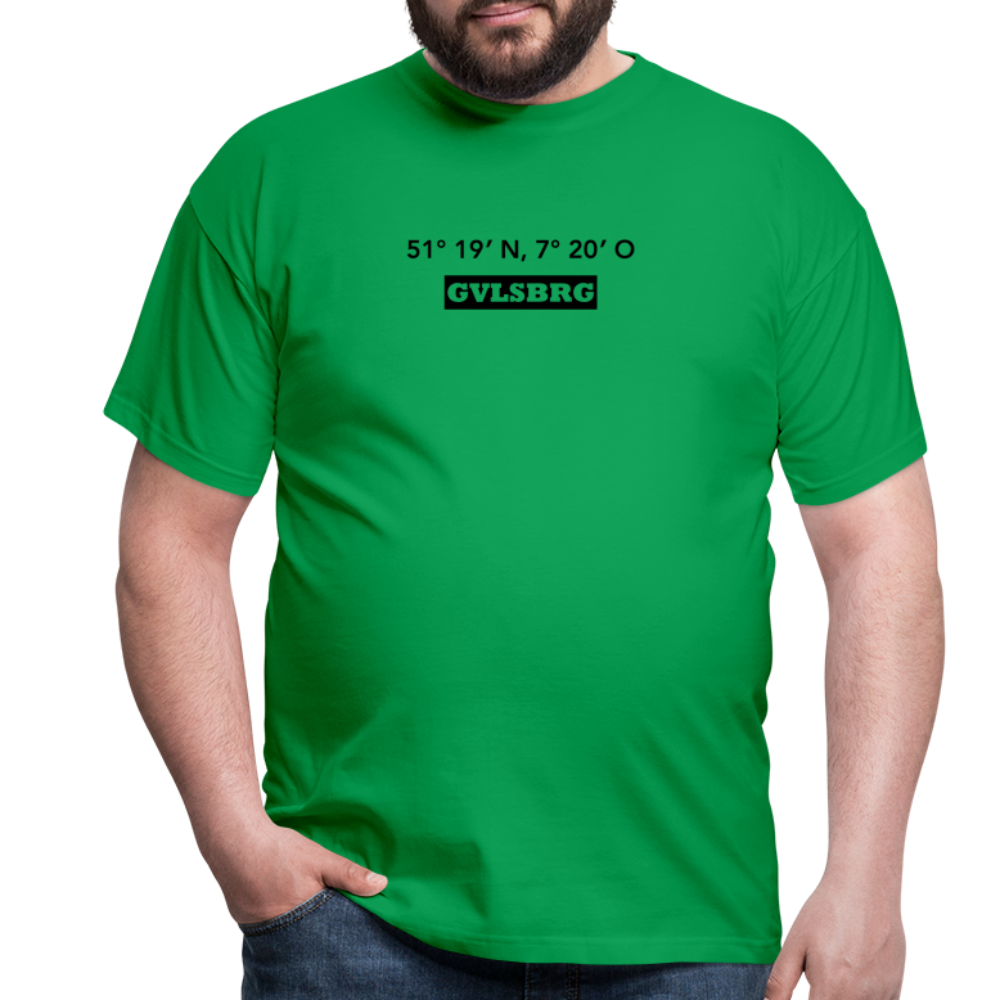 T-Shirt Gevelsberg "GVLSBRG GPS" - kelly green