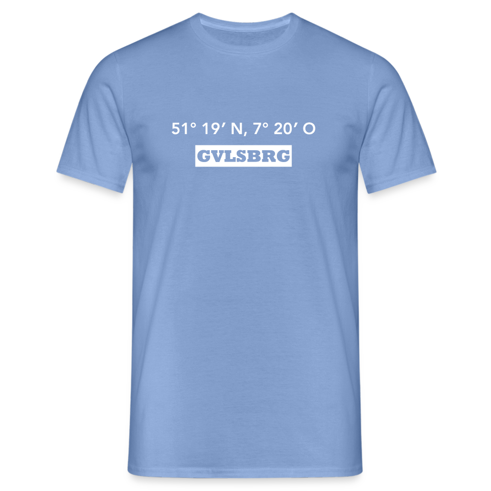 T-Shirt Gevelsberg "GVLSBRG GPS" Bright Edition - carolina blue