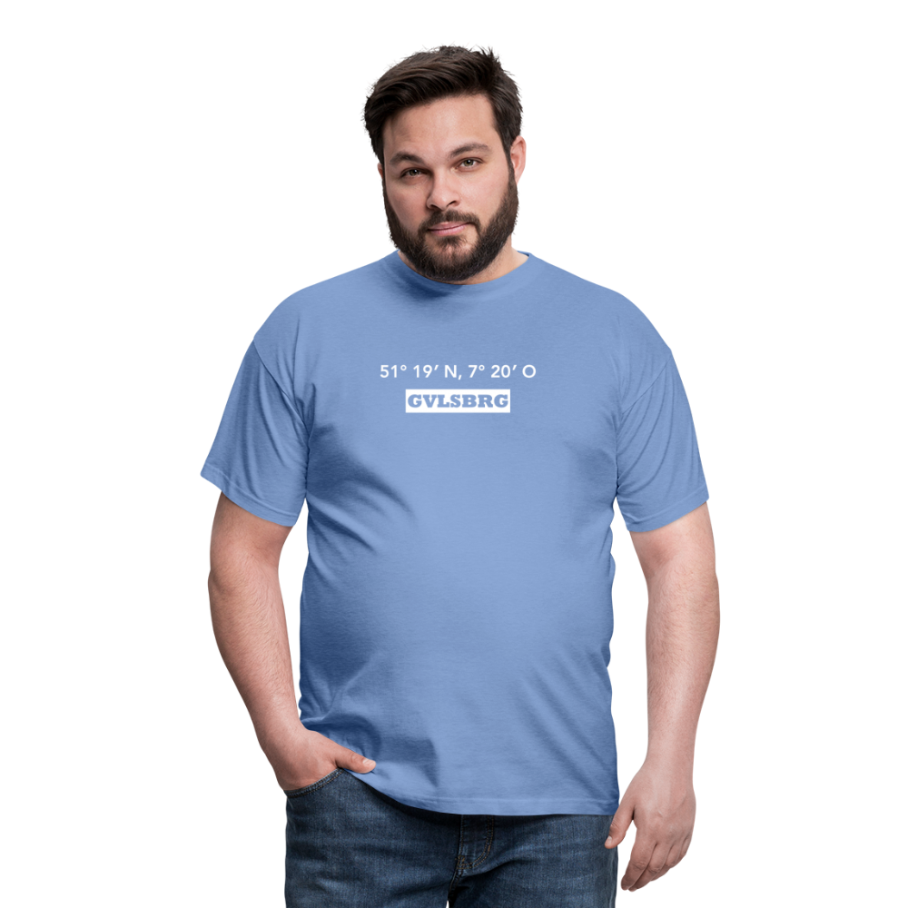 T-Shirt Gevelsberg "GVLSBRG GPS" Bright Edition - carolina blue