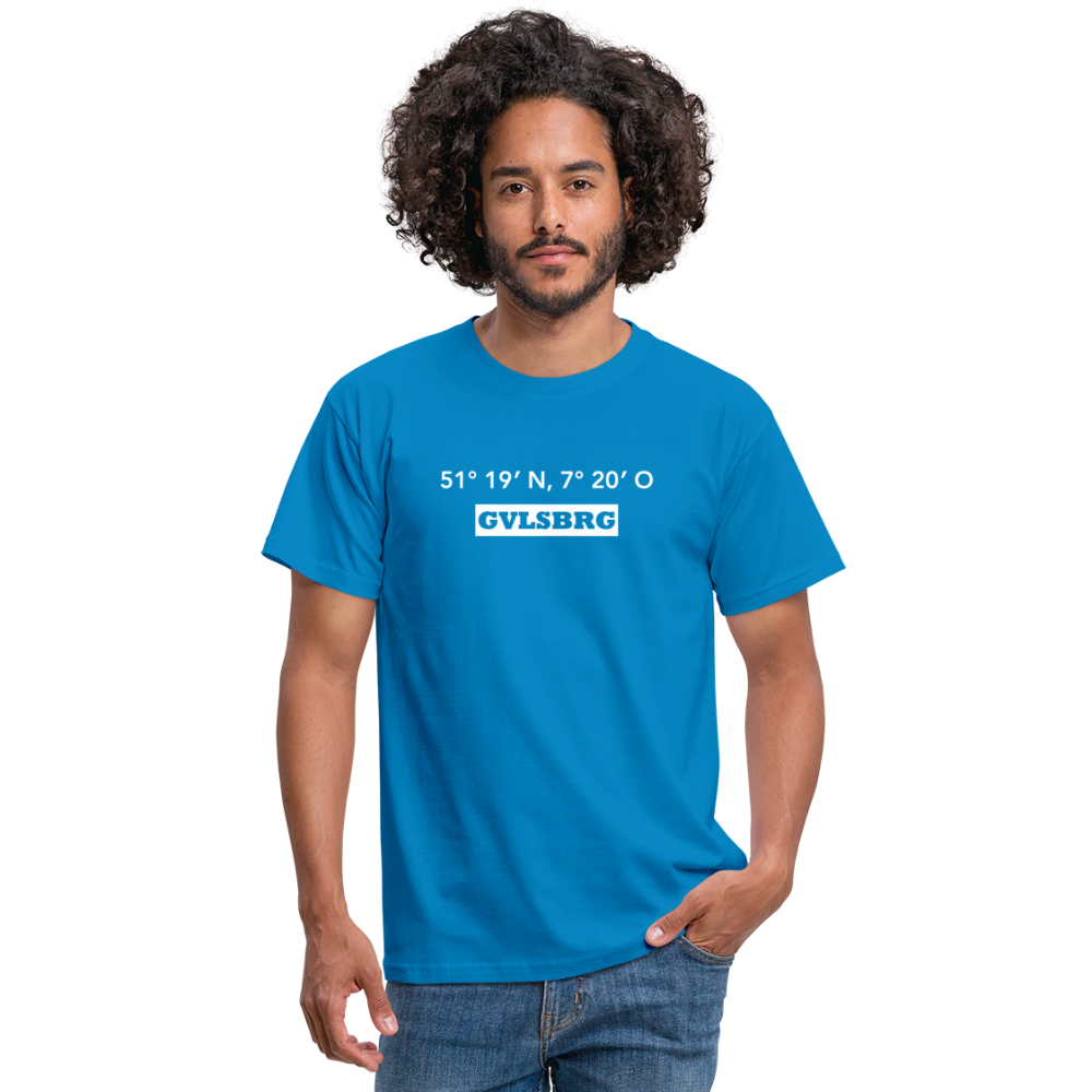 T-Shirt Gevelsberg "GVLSBRG GPS" Bright Edition - royal blue