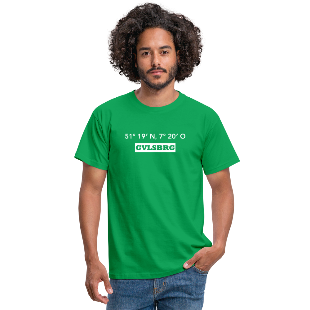 T-Shirt Gevelsberg "GVLSBRG GPS" Bright Edition - kelly green