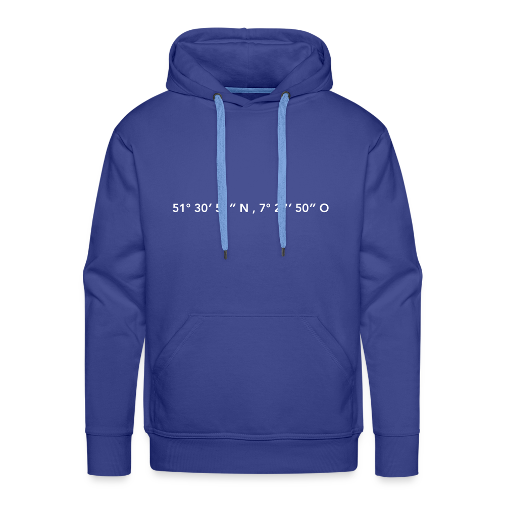 Hoodie Dortmund "GPS" Bright Edition - royal blue
