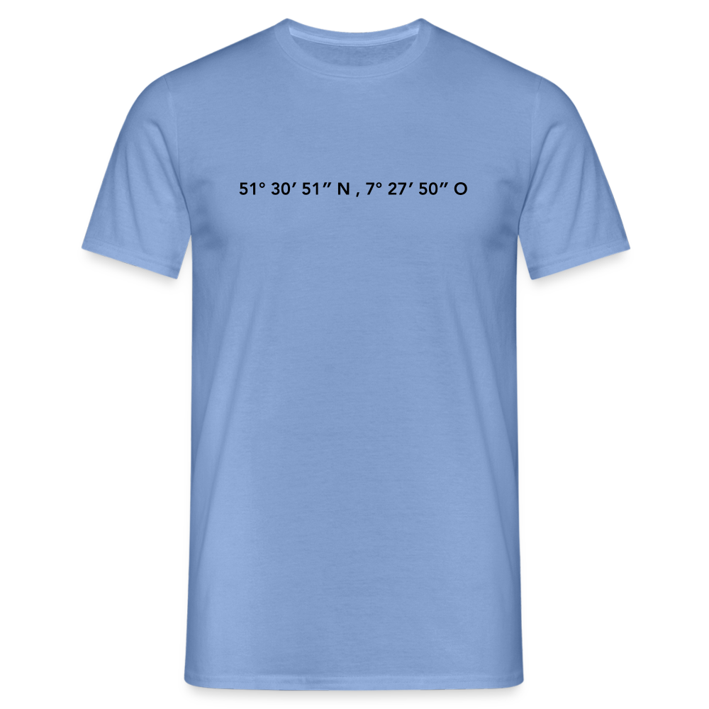 T-Shirt Dortmund "GPS" - carolina blue