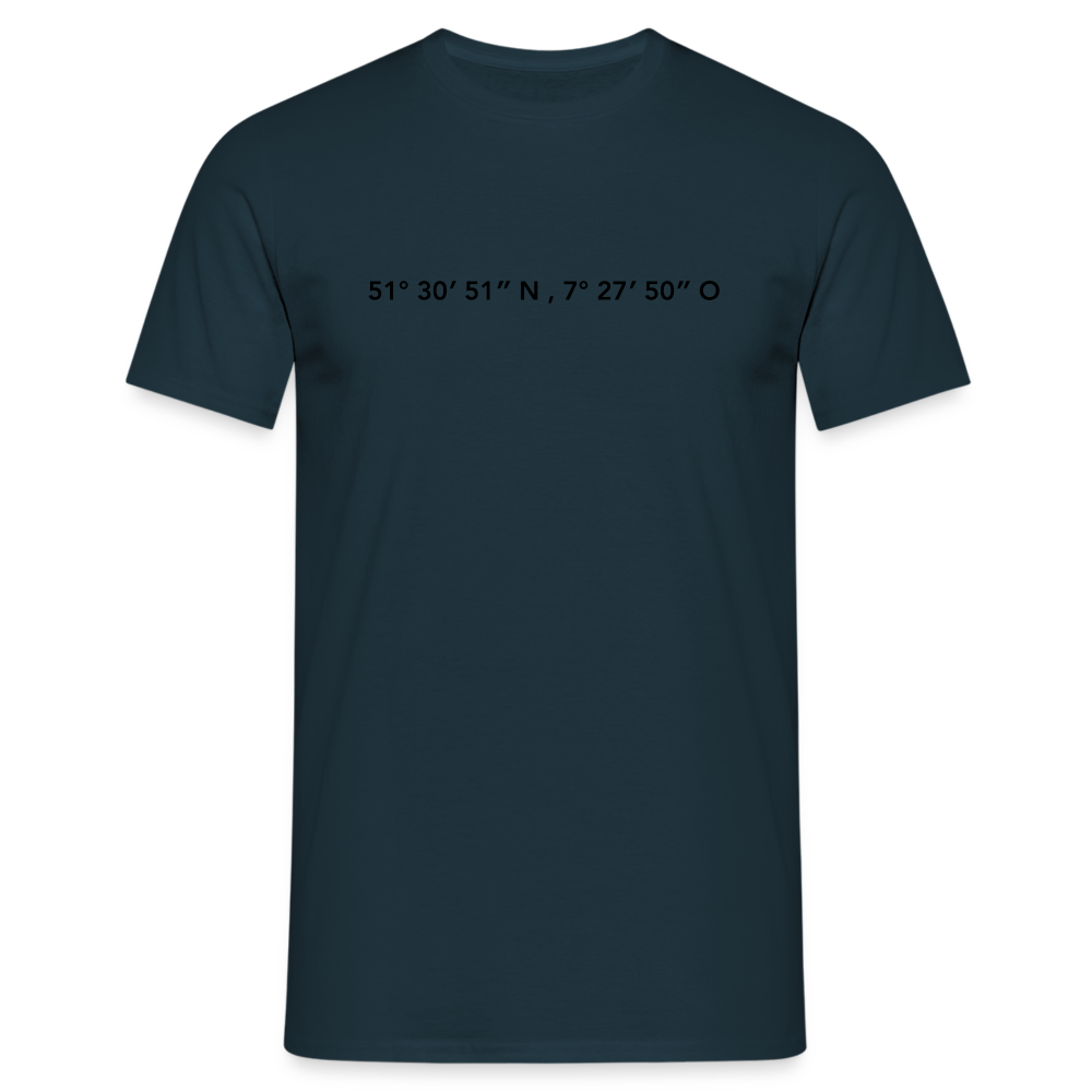 T-Shirt Dortmund "GPS" - navy