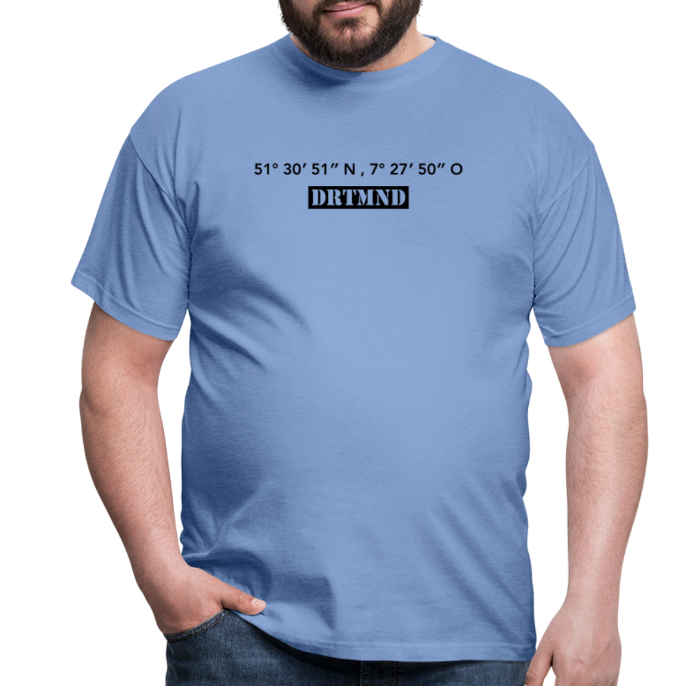 T-Shirt Dortmund "DRTMND GPS" - carolina blue