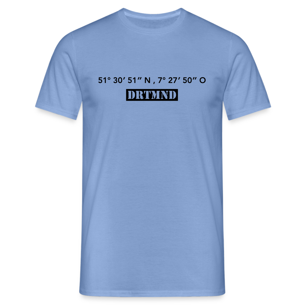 T-Shirt Dortmund "DRTMND GPS" - carolina blue