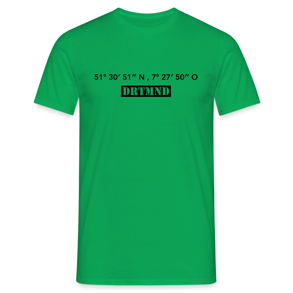 T-Shirt Dortmund "DRTMND GPS" - kelly green