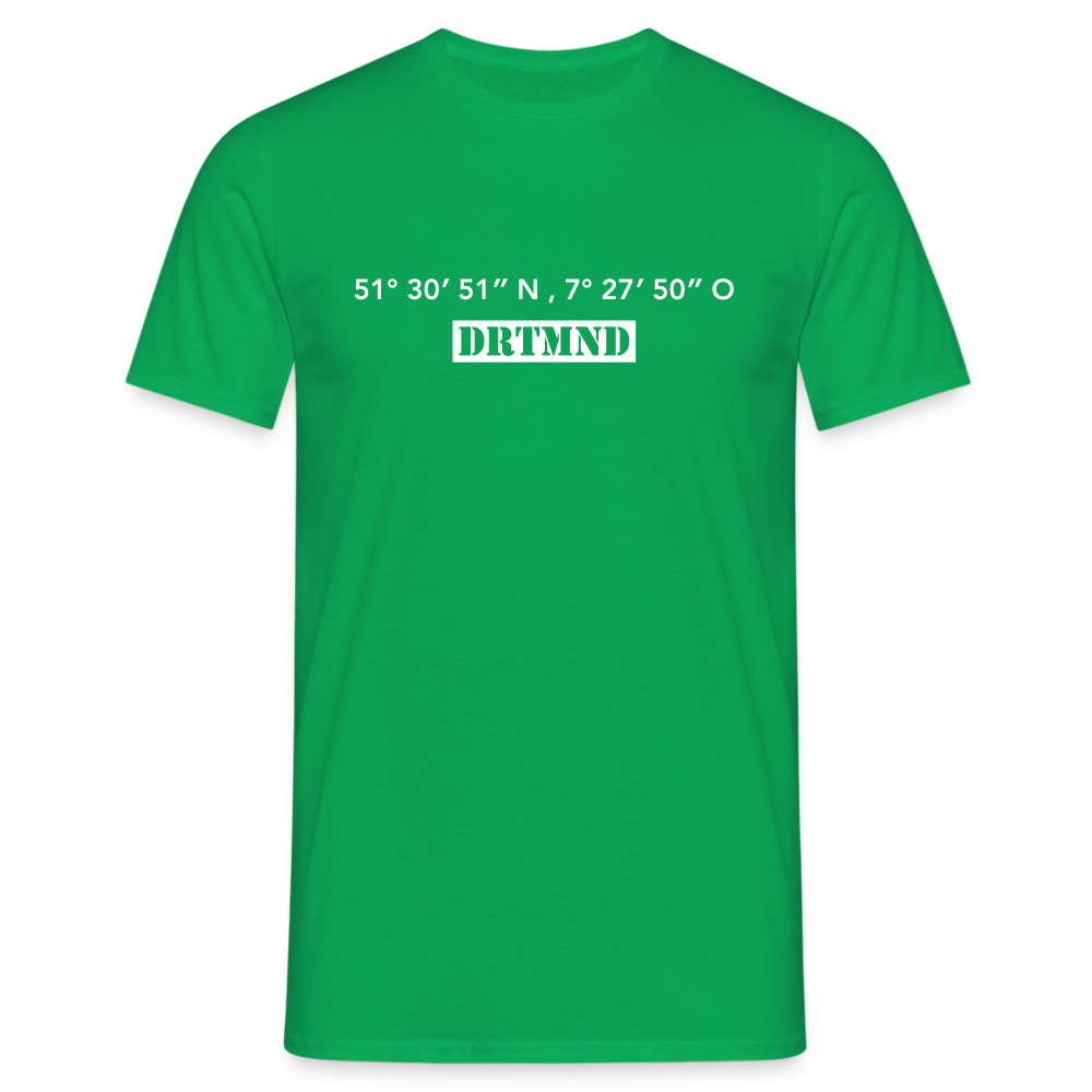 T-Shirt Dortmund "DRTMND GPS" Bright Edition - kelly green