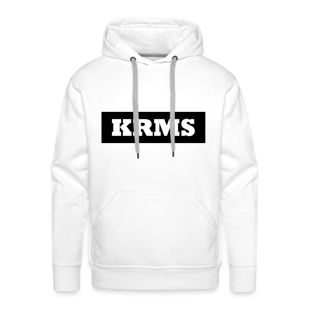 Hoodie "KRMS" Dark Edition - white
