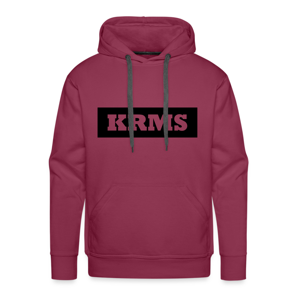 Hoodie "KRMS" Dark Edition - bordeaux