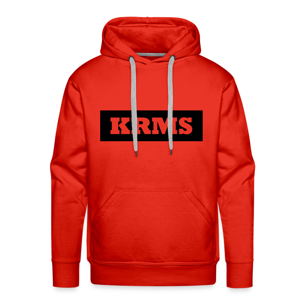 Hoodie "KRMS" Dark Edition - red