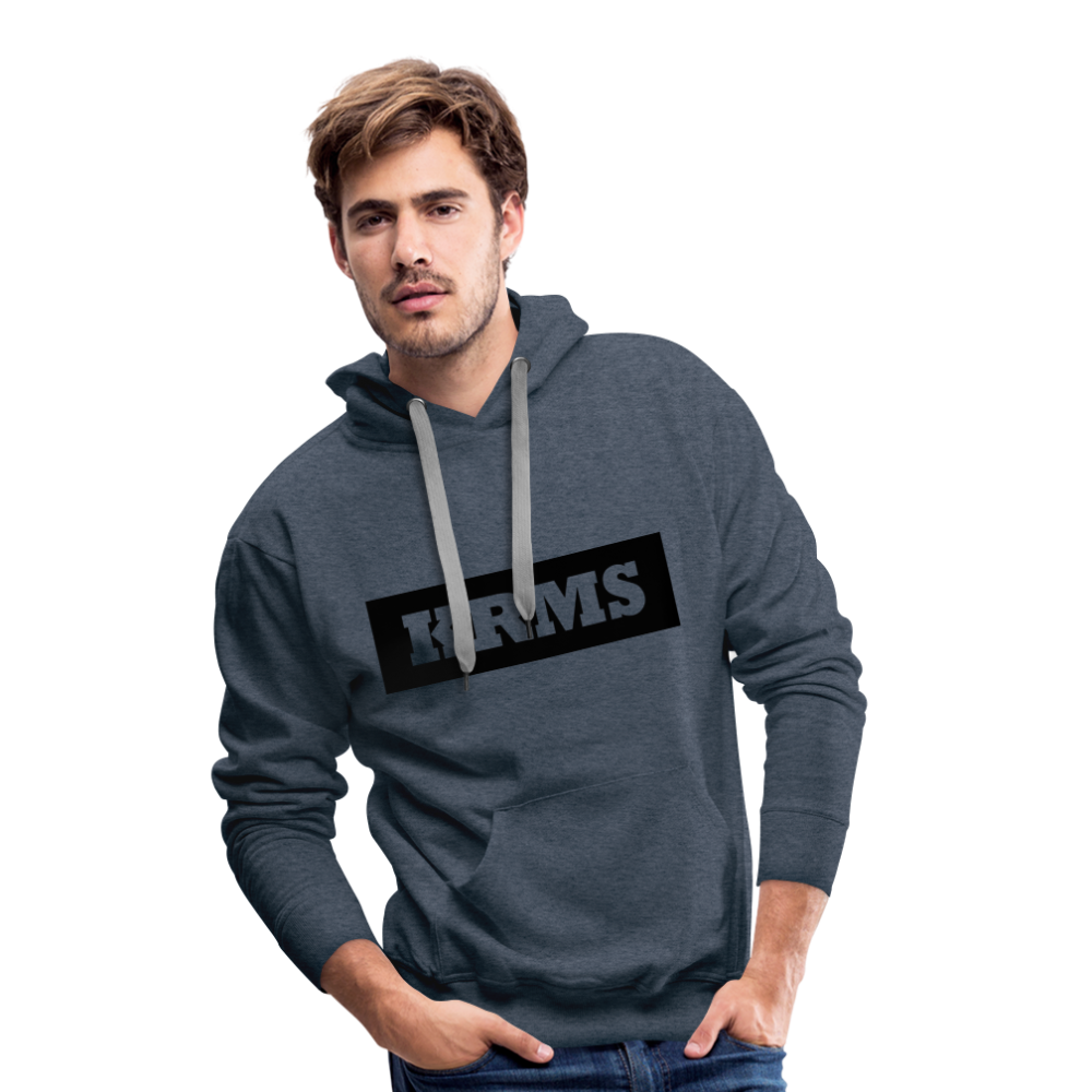 Hoodie "KRMS" Dark Edition - heather denim