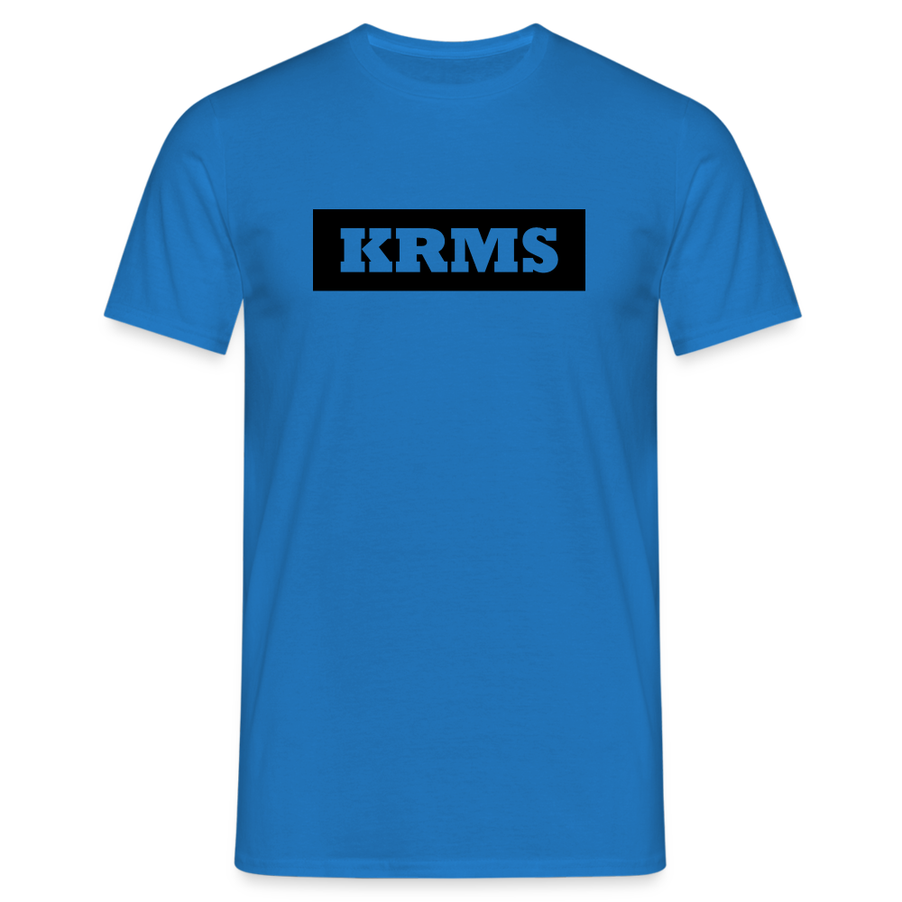 T-Shirt "KRMS" - royal blue