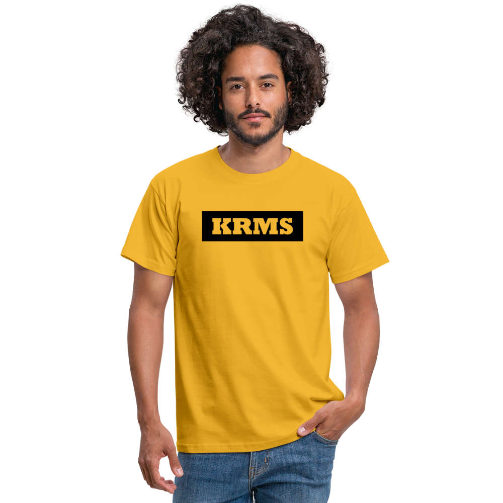 T-Shirt "KRMS" - yellow