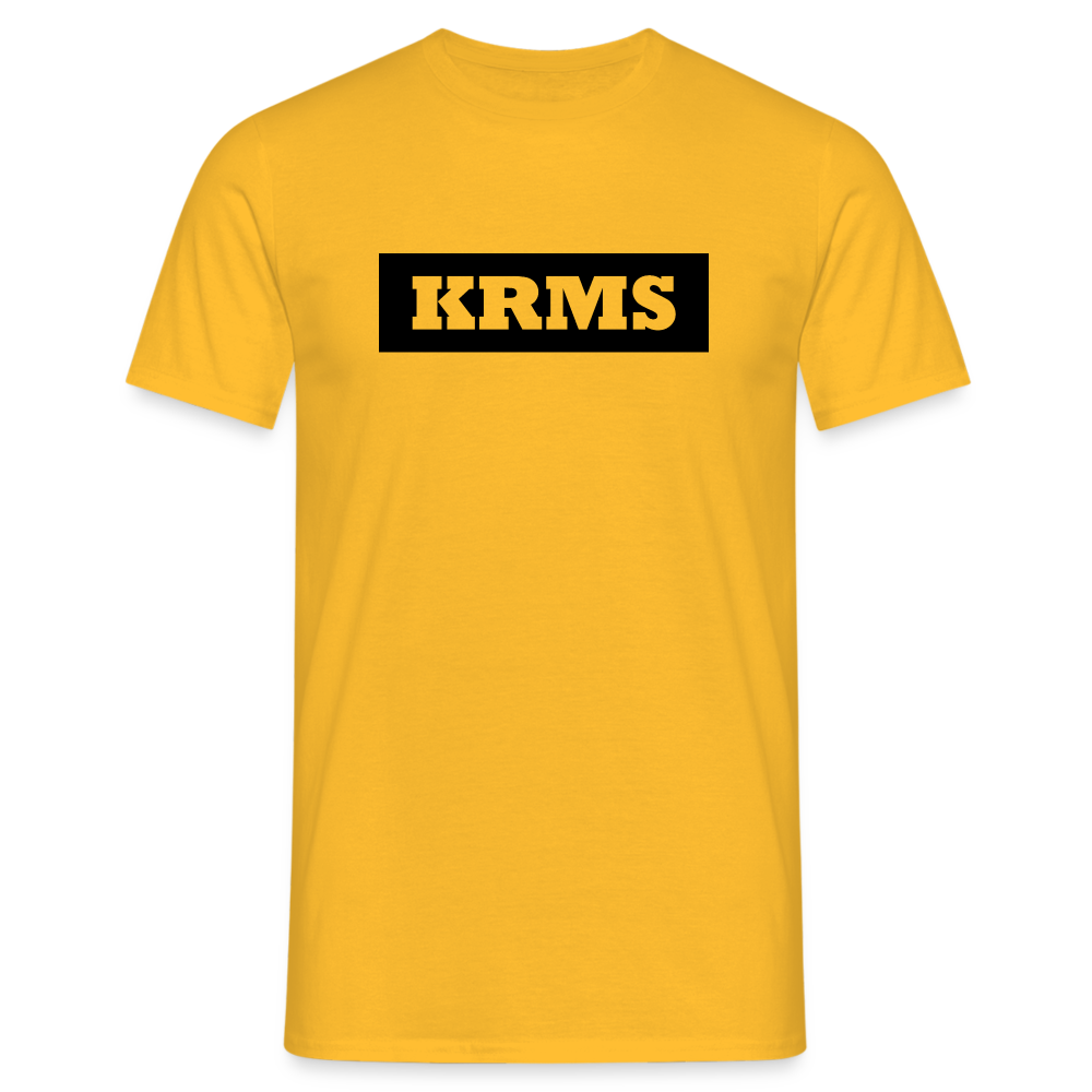 T-Shirt "KRMS" - yellow