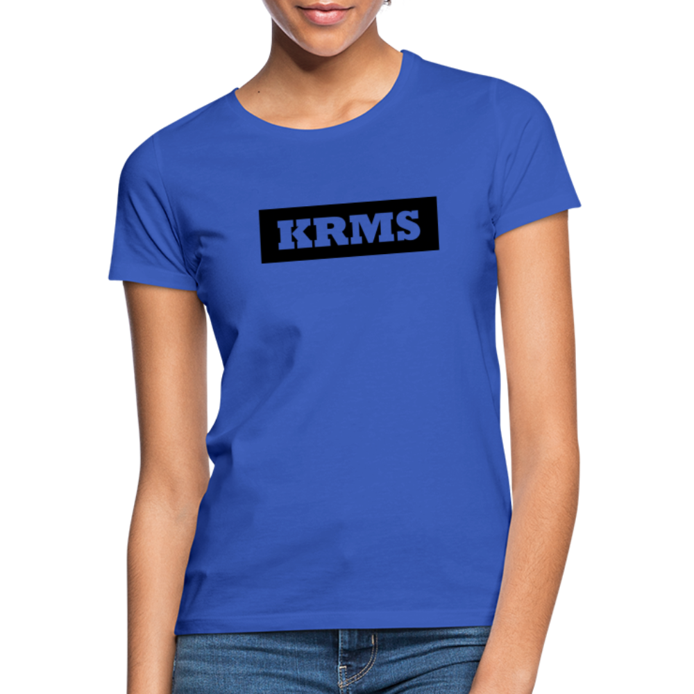 T-Shirt "KRMS" - royal blue