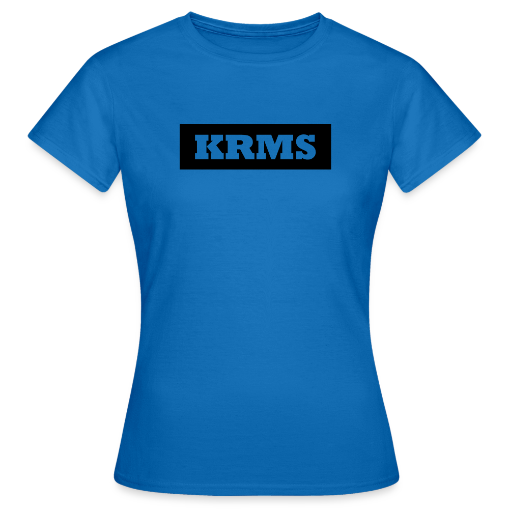 T-Shirt "KRMS" - royal blue