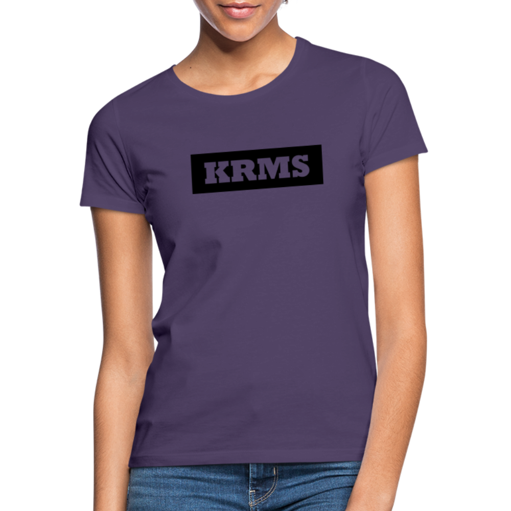 T-Shirt "KRMS" - dark purple