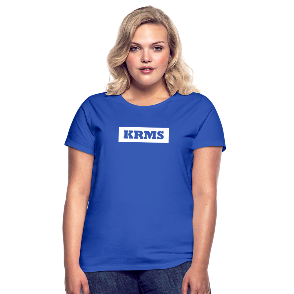 T-Shirt Ladies "KRMS" Bright Edition - royal blue