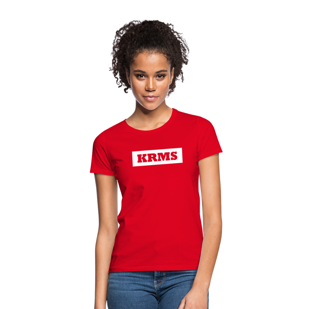 T-Shirt Ladies "KRMS" Bright Edition - red