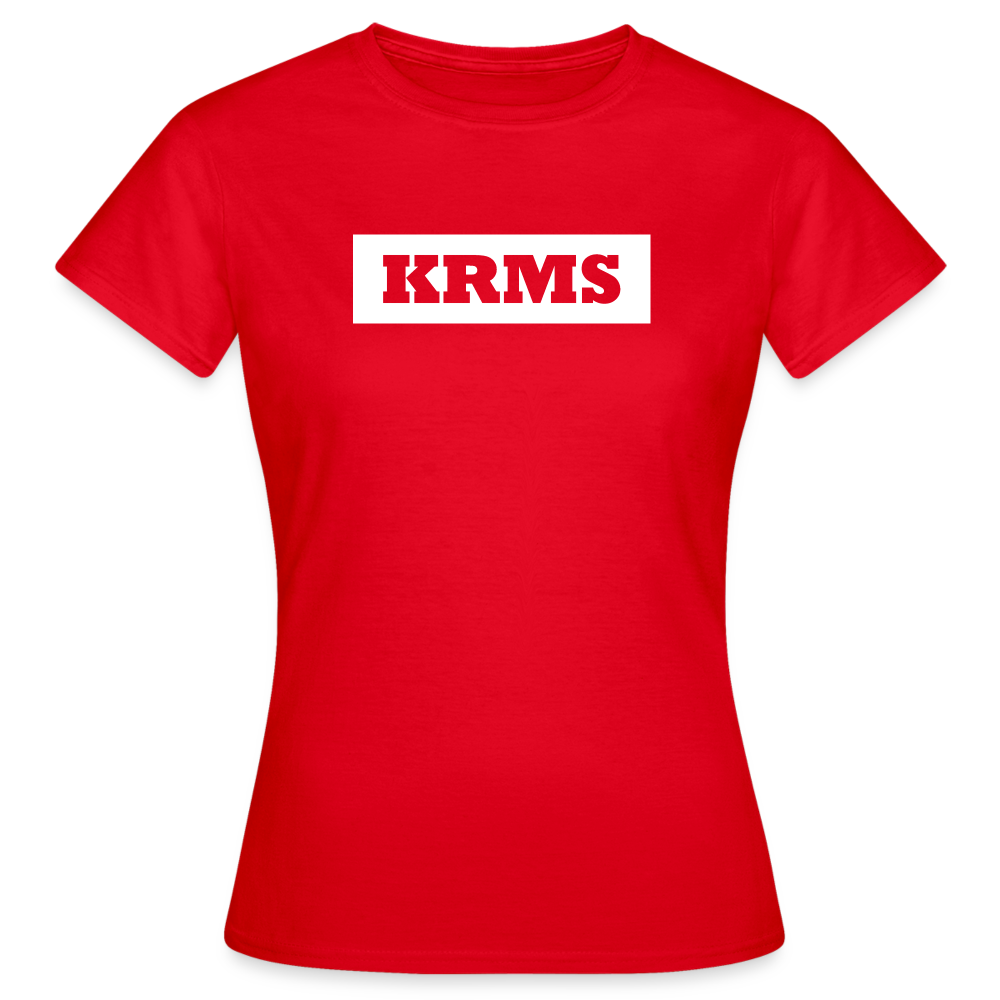 T-Shirt Ladies "KRMS" Bright Edition - red