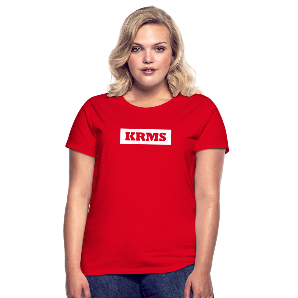 T-Shirt Ladies "KRMS" Bright Edition - red