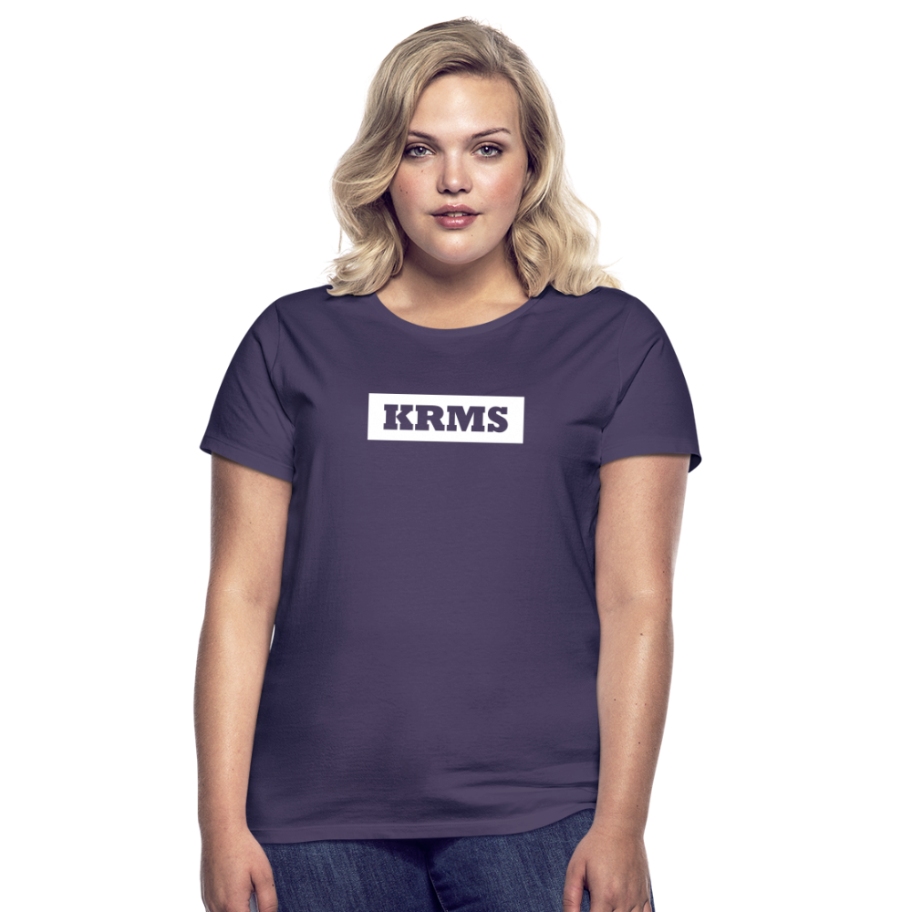 T-Shirt Ladies "KRMS" Bright Edition - dark purple