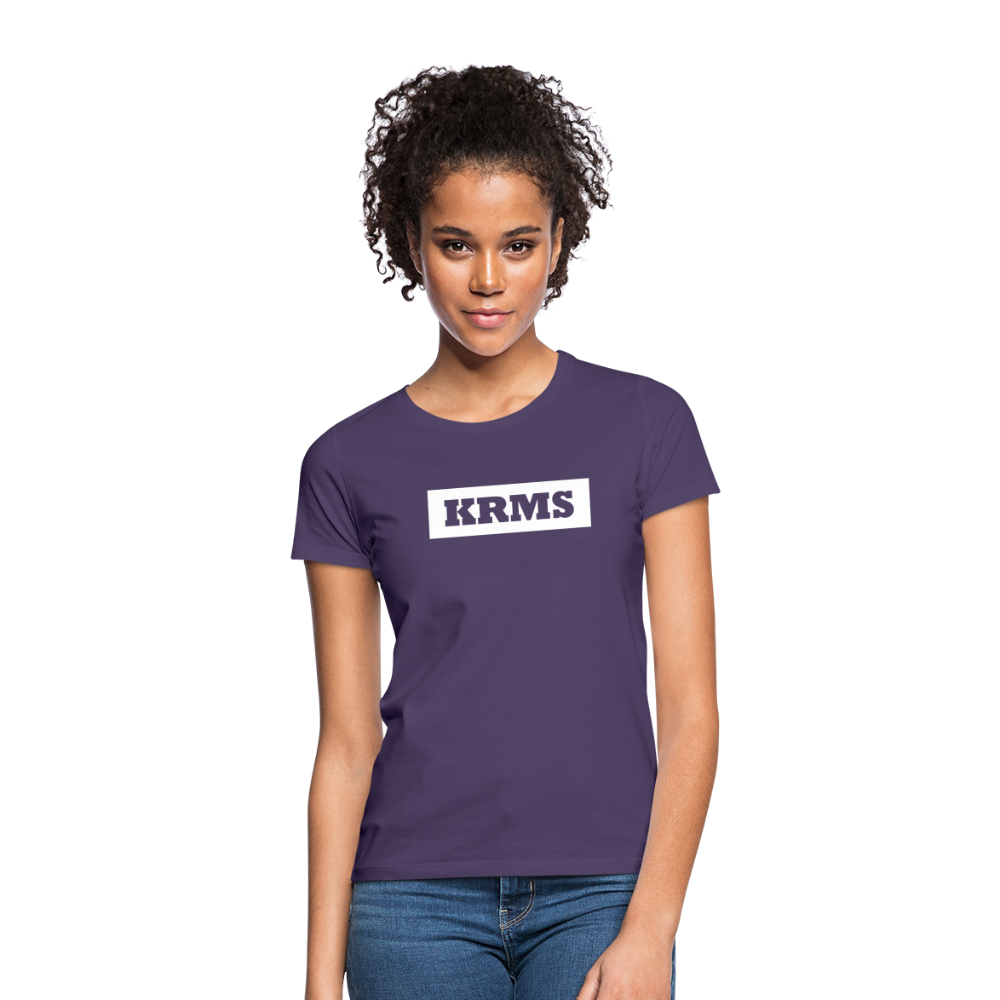 T-Shirt Ladies "KRMS" Bright Edition - dark purple