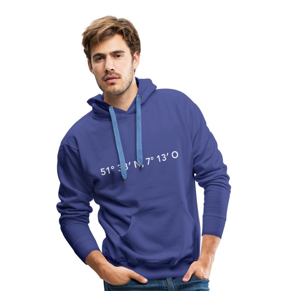 Hoodie Herne "GPS" Bright Edition - royal blue