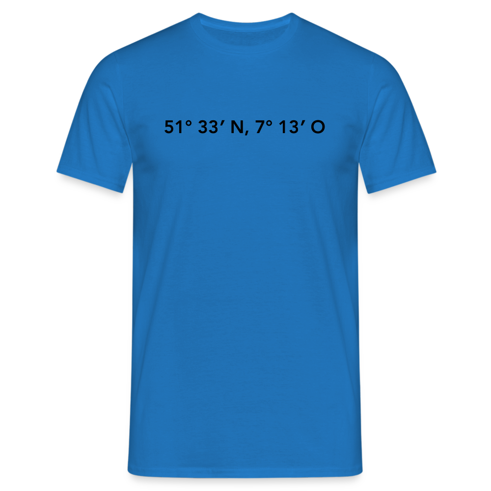 T-Shirt Herne "GPS" - royal blue