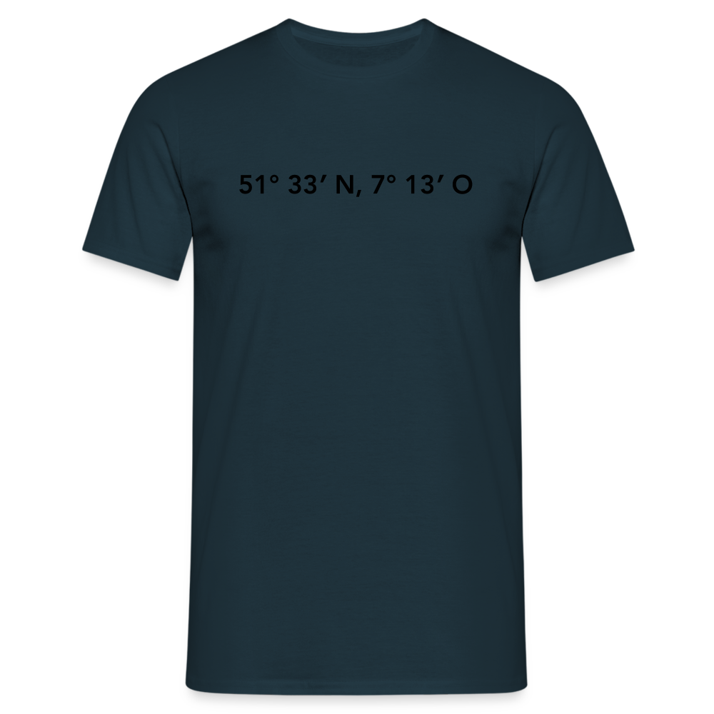 T-Shirt Herne "GPS" - navy