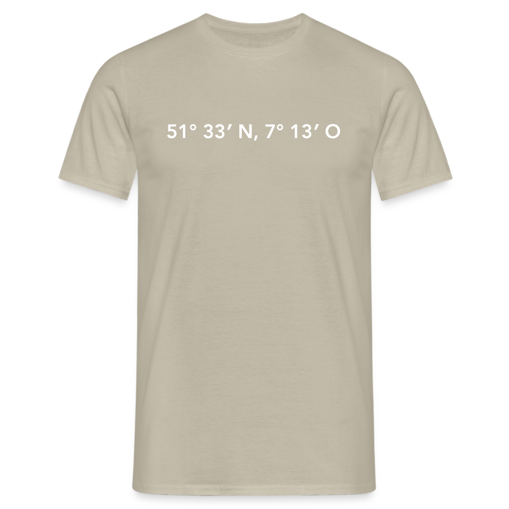 T-Shirt Herne "GPS" Bright Edition - sand beige