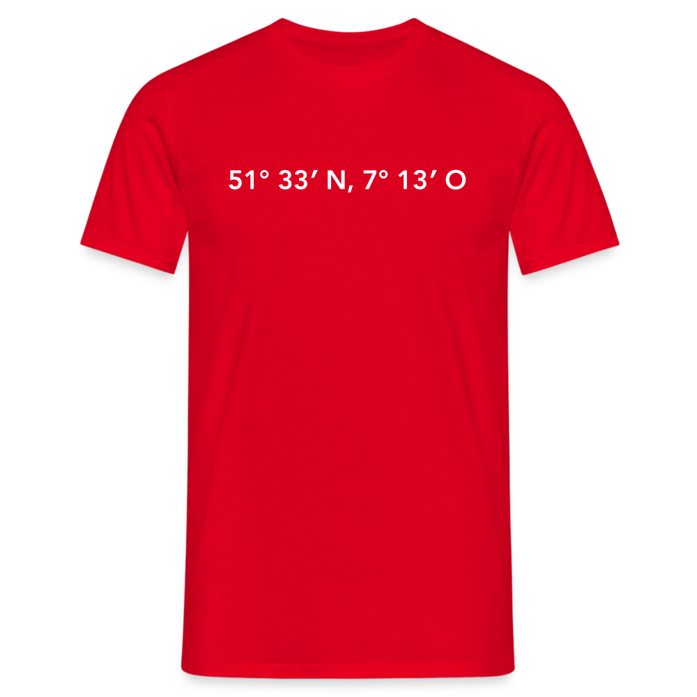 T-Shirt Herne "GPS" Bright Edition - red