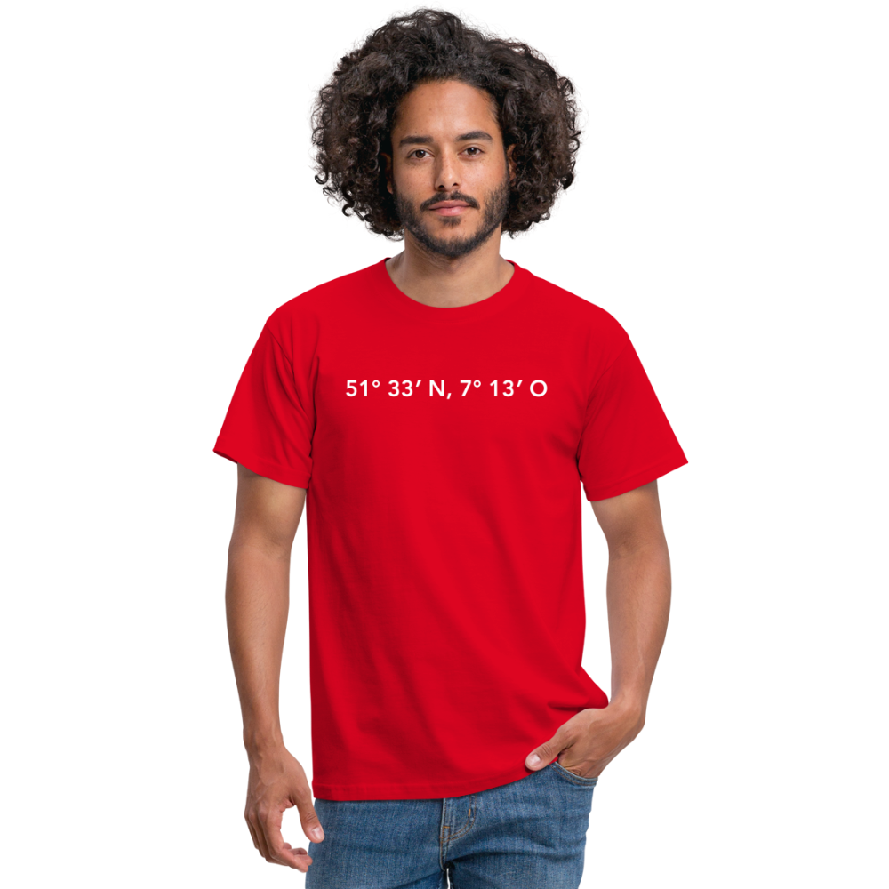 T-Shirt Herne "GPS" Bright Edition - red
