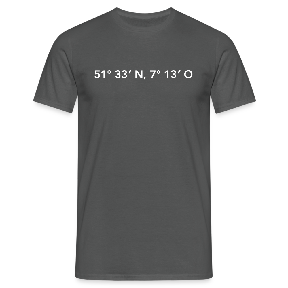 T-Shirt Herne "GPS" Bright Edition - charcoal grey