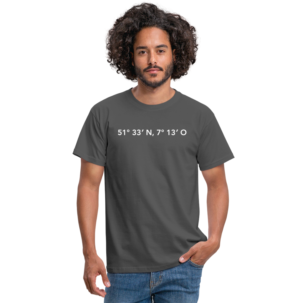 T-Shirt Herne "GPS" Bright Edition - charcoal grey
