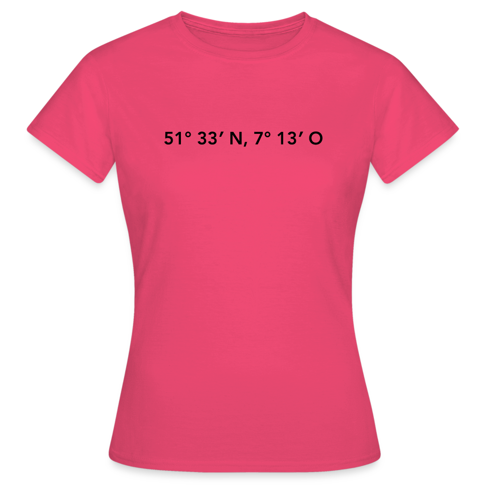 T-Shirt Ladies Herne "GPS" - azalea