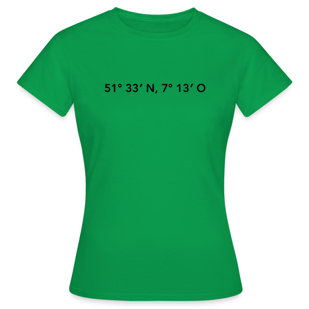 T-Shirt Ladies Herne "GPS" - kelly green